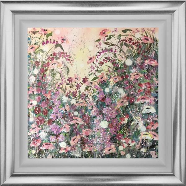 Jane Morgan - 'Pastel Pink' - Framed Original Art