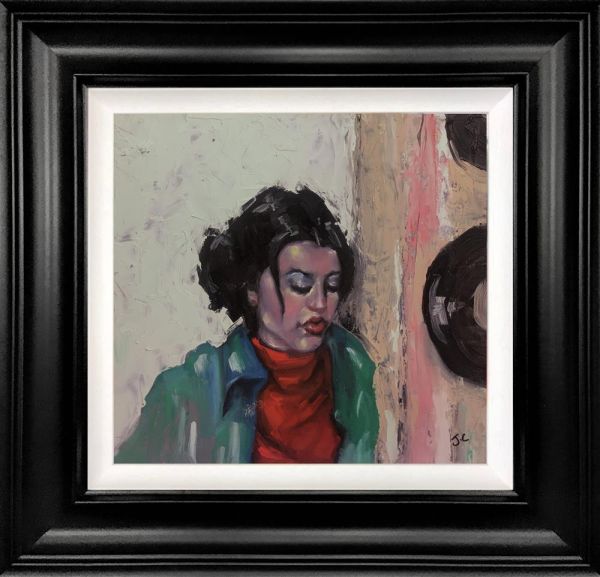 Joss Clapson - 'Vinyl Addiction' - Framed Original Art