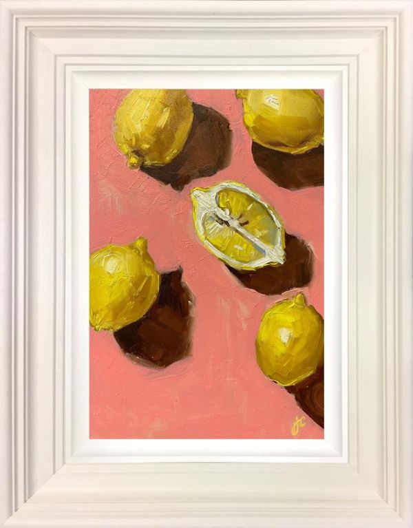 Joss Clapson - 'Juggling Lemon's' - Framed Original Art