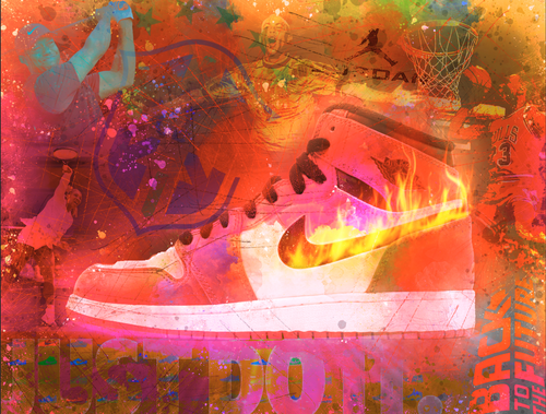 Neil Pengelly - 'Just Do It - Nike'- Framed Limited Edition Print