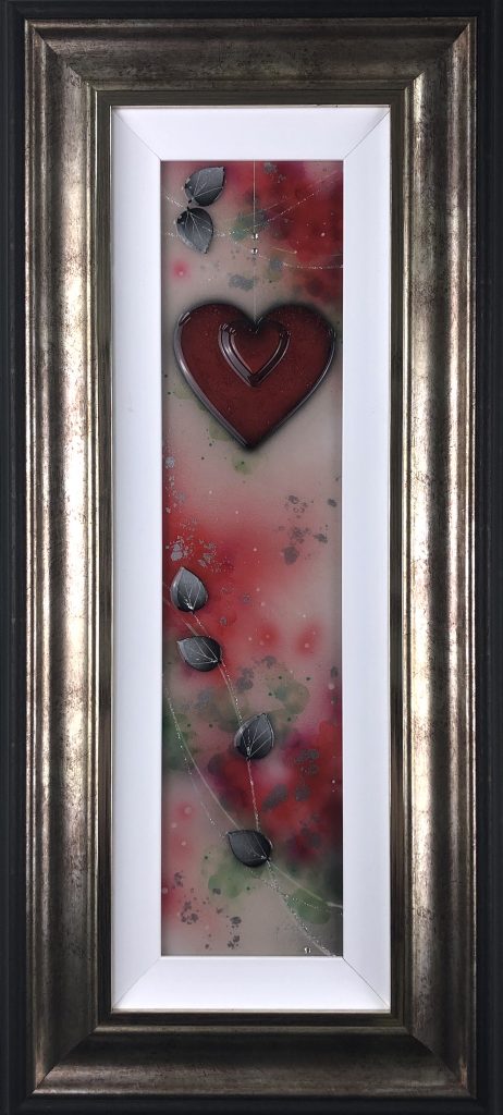 Kealey Farmer - 'Red Heart 531' - Framed Original Art