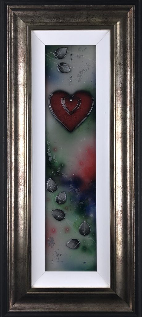 Kealey Farmer - 'Red Heart 532' - Framed Original Art