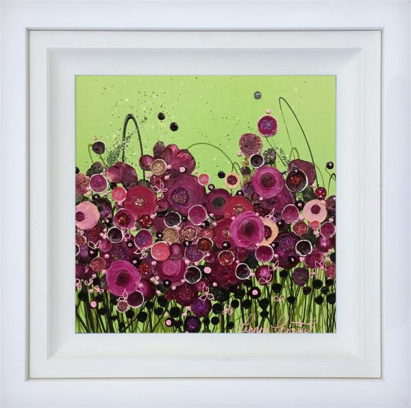 Leanne Christie - 'Little Pink Bloom' - Framed Original Artwork