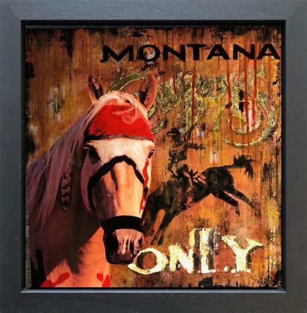 Linda Charles - 'Montana Calling' - Framed Original Artwork