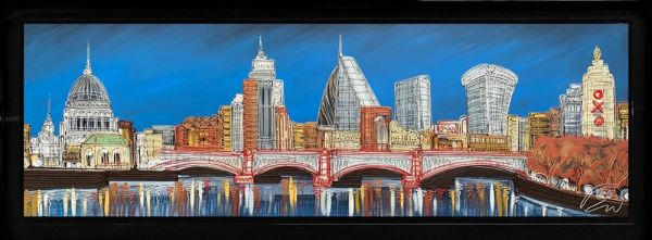 Edward Waite - 'London City Shine's Bright' - Framed Original Art