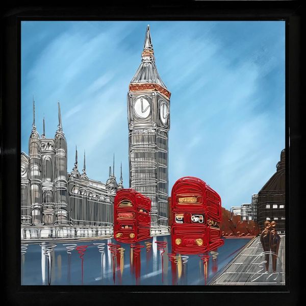 Edward Waite - 'London Romance' - Framed Original Art