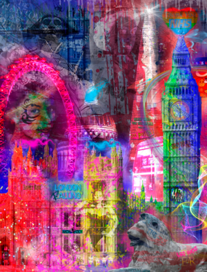 Neil Pengelly - 'London Calling'- Framed Limited Edition Print