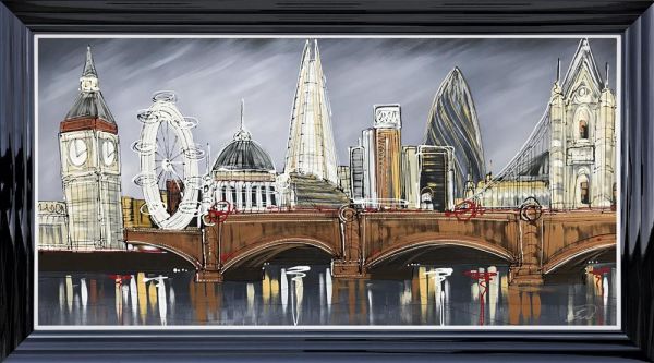 Edward Waite - 'London's Icons' - Framed Original Art
