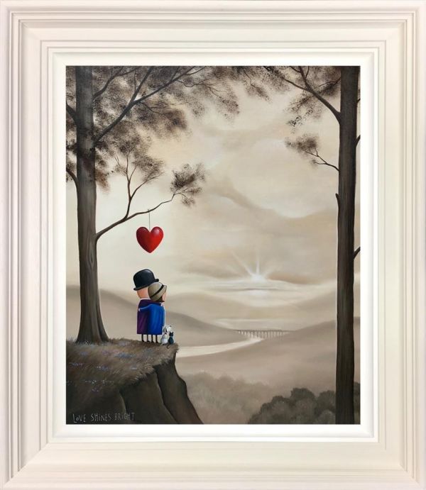 Michael Abrams - 'Love Shines Bright' - Framed Original Art