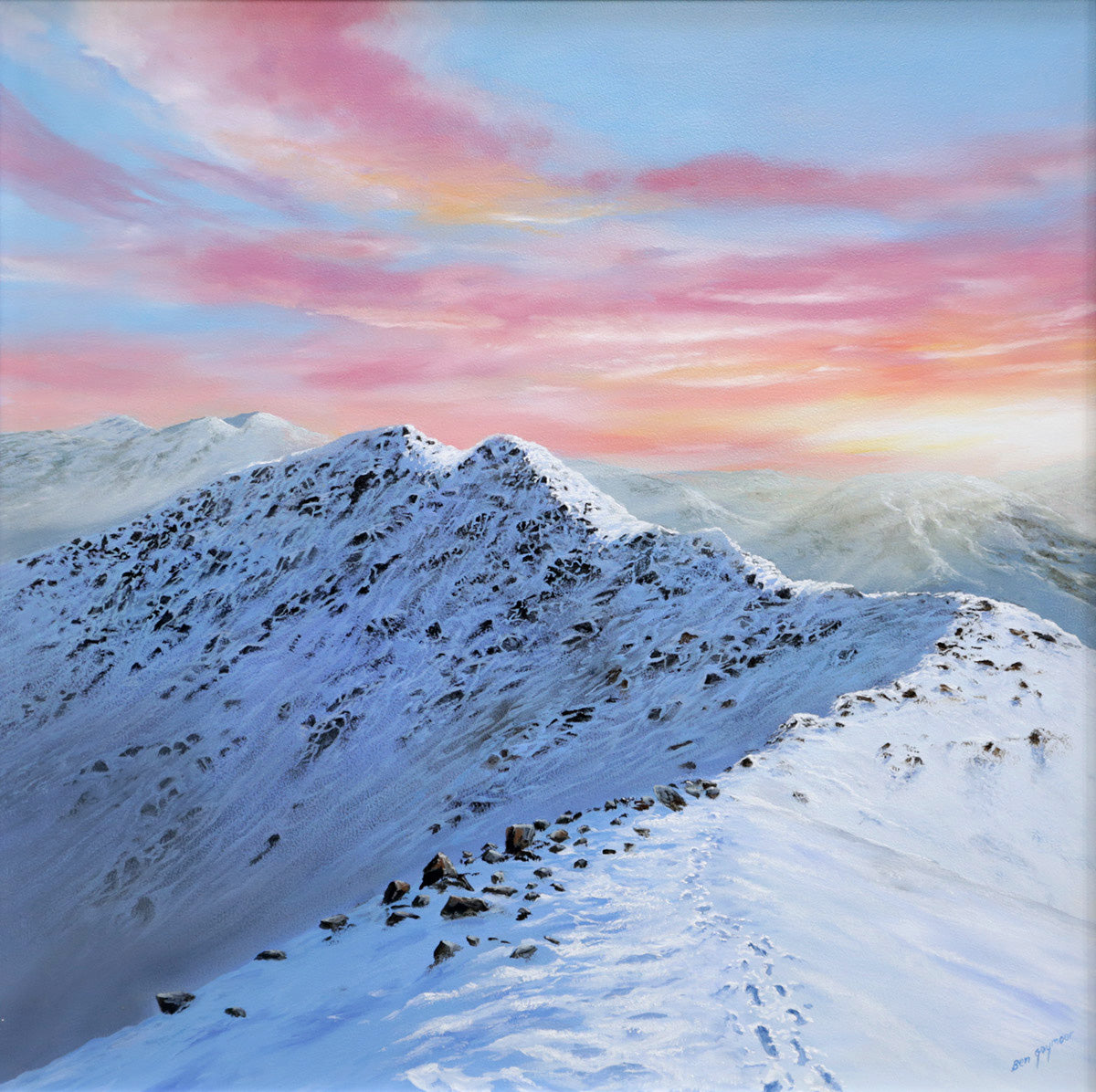 Ben Goymour - 'Make Your Own Path' - Framed Original Art