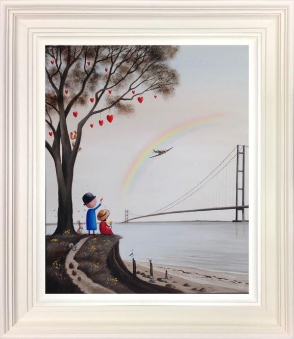 Michael Abrams - 'The View Of Love' - Framed Original Art