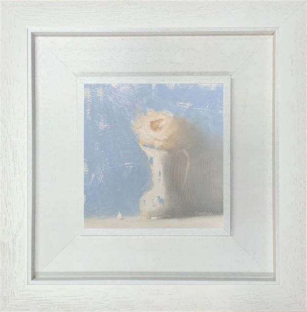 Neil Carroll - 'Bud Vase Flower' - Framed Original Painting