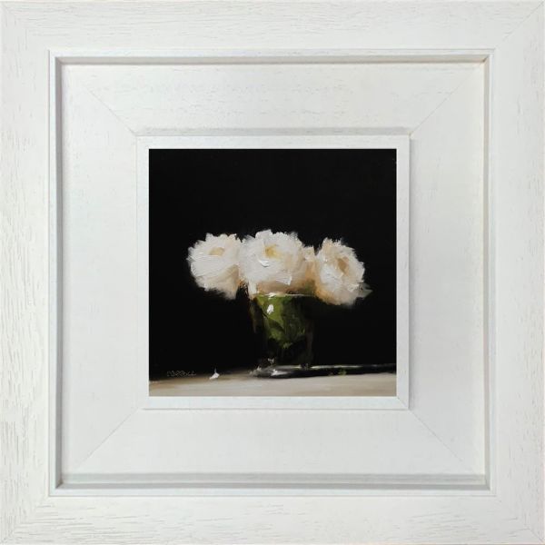 Neil Carroll - 'Glass Of Roses' - Framed Original Painting