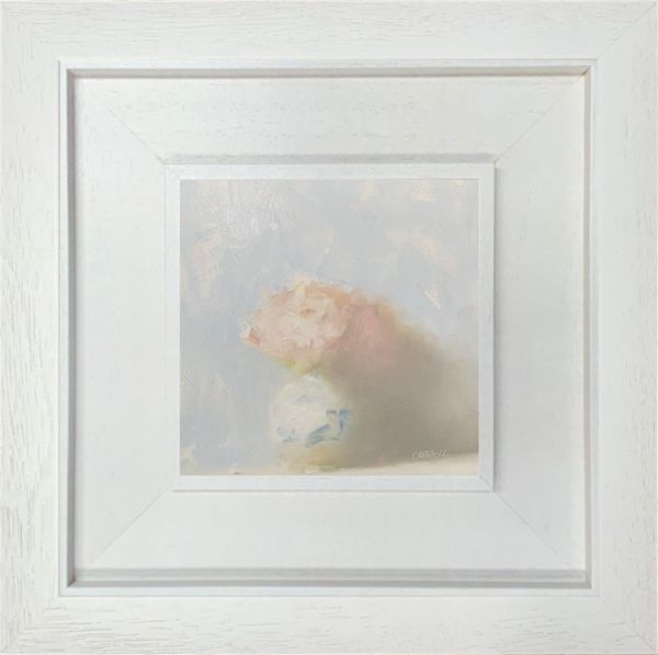 Neil Carroll - 'Pot Of Pinks' - Framed Original Painting