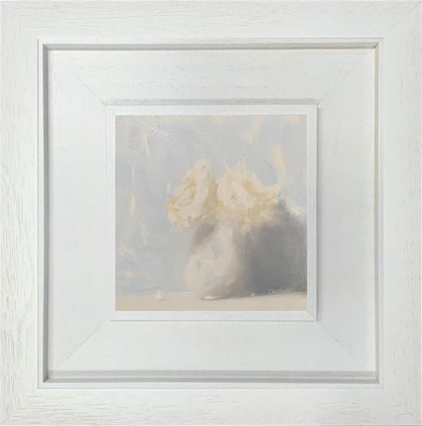 Neil Carroll - 'Two Roses' - Framed Original Painting