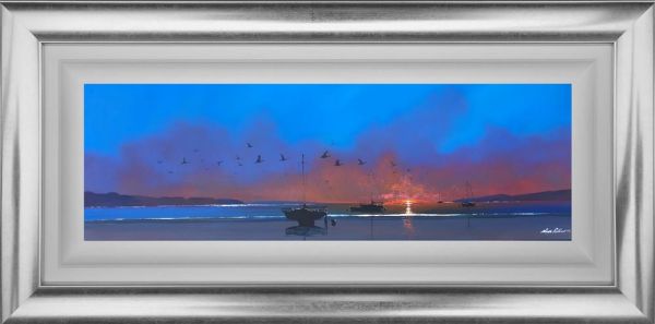 Nick Potter - 'Sunset Flight' - Framed Original Art