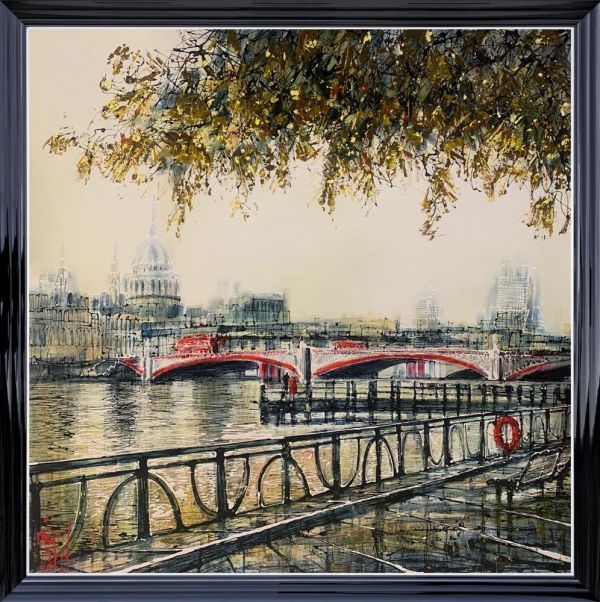 Nigel Cooke - " Southbank Magic"  - Framed Original Artwork