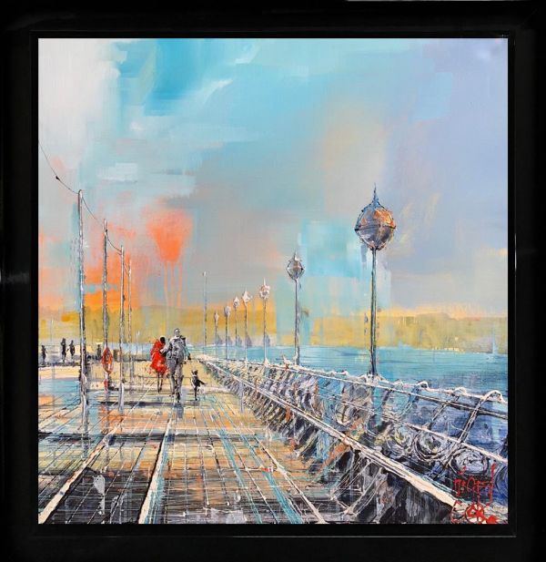 Nigel Cooke - 'Sunday Stroll' - Original Artwork for sale