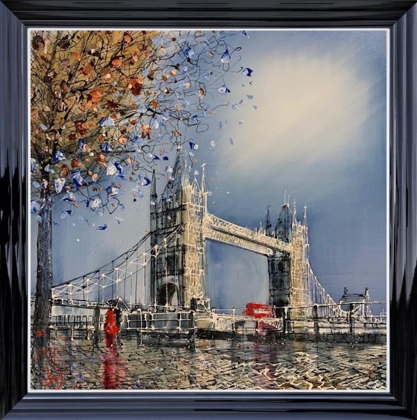 Nigel Cooke - " Tower Glow"  - Framed Original Artwork