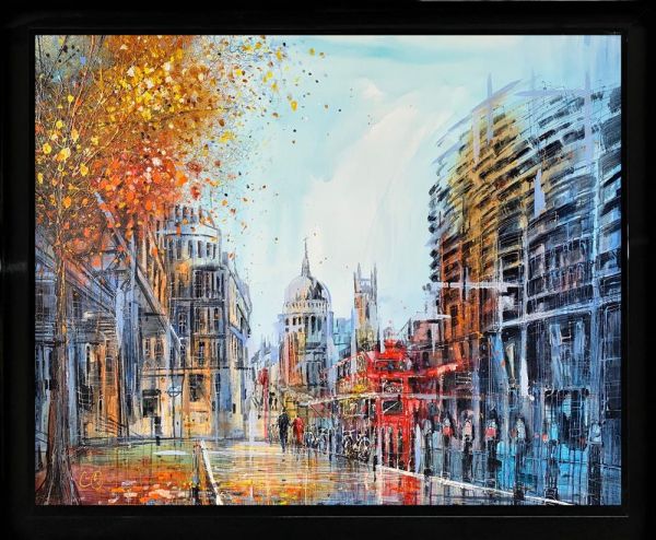Nigel Cooke - 'Strolling to St Pauls' - Original Artwork for sale