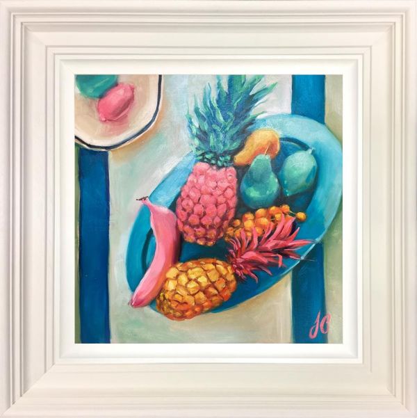 Joss Clapson - 'Pastle Fruits' - Framed Original Art