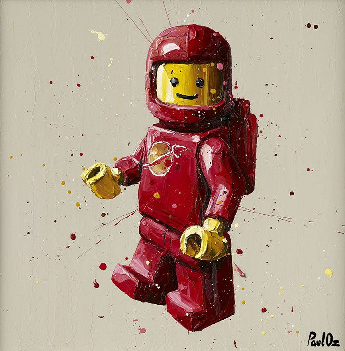 "Red Lego Man" by Paul Oz (limited edition print)