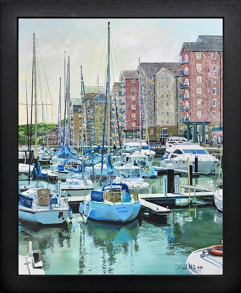 Paul McIntyre - 'London Docks' - Framed Original Art