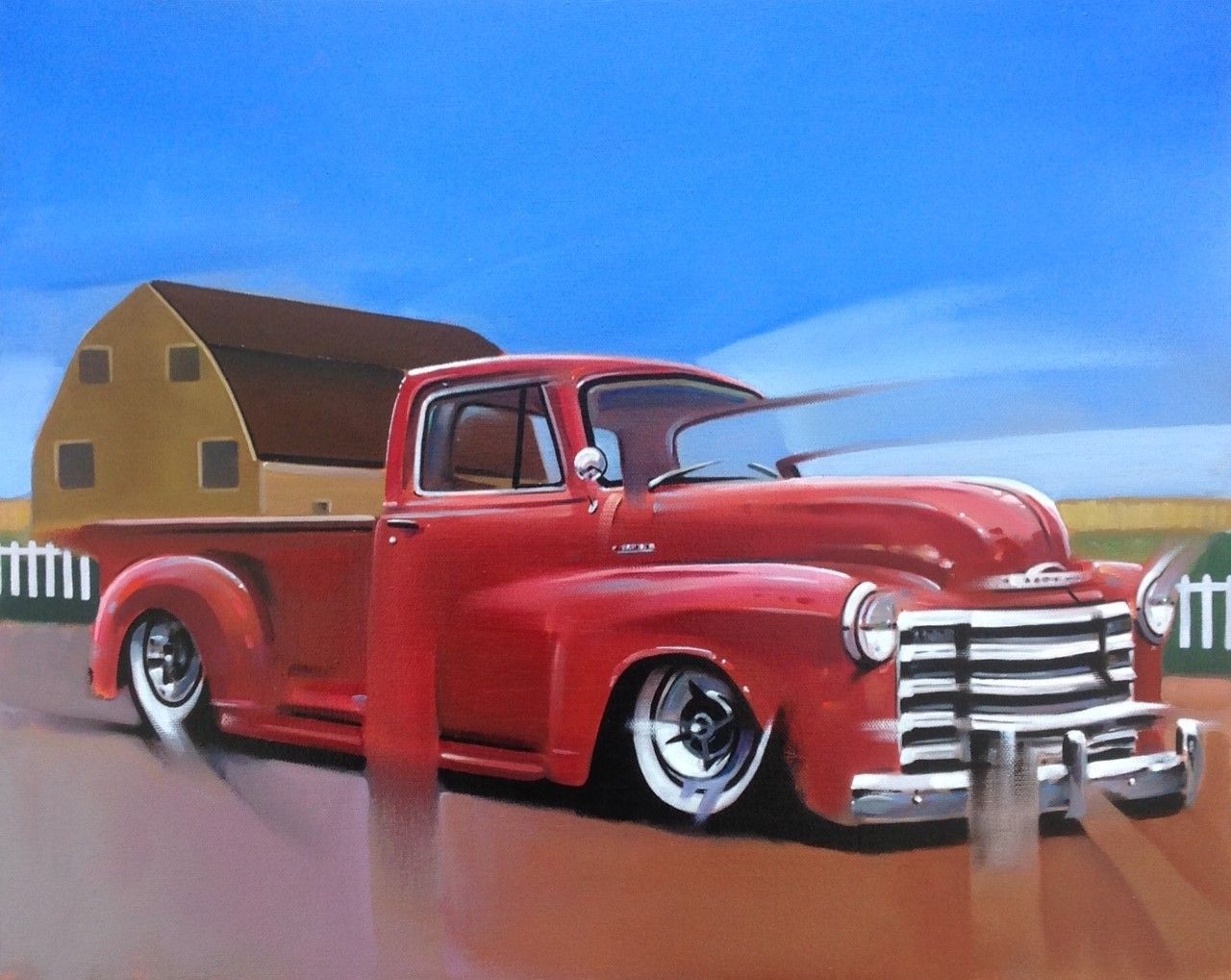Neil Dawson - 'Red Pick Up'  - Framed Limited Edition