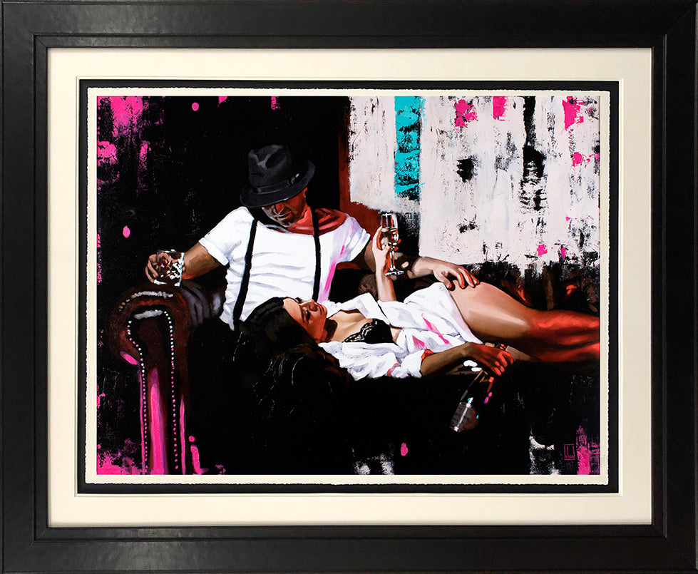 Richard Blunt - 'Pink Champagne' - Framed Limited Edition Art