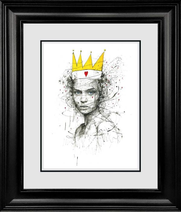 Scott Tetlow - 'Queen Of Arts' - Framed Original Art
