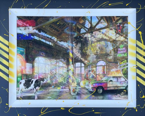 Neil Pengelly - 'Shine On - Madchester'- Framed Limited Edition Print