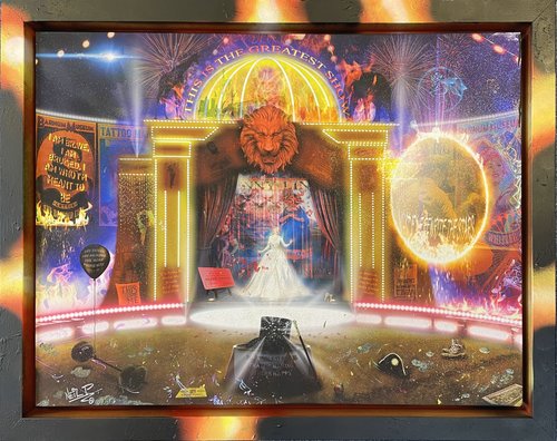 Neil Pengelly - 'A Million Dreams - Greatest Showman' - Framed Original Artwork