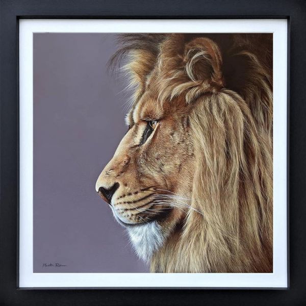 Martin Robson - 'The Monarch Of The Jungle' - Framed Original Art