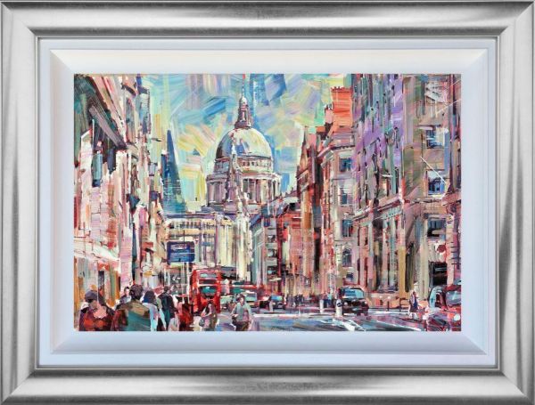 Colin Brown - 'The View Of St Pauls' - Framed Original Art
