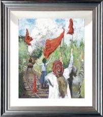 Timmy Mallett - 'Saved By The Red Petticoats' - Framed Limited Edition artwork