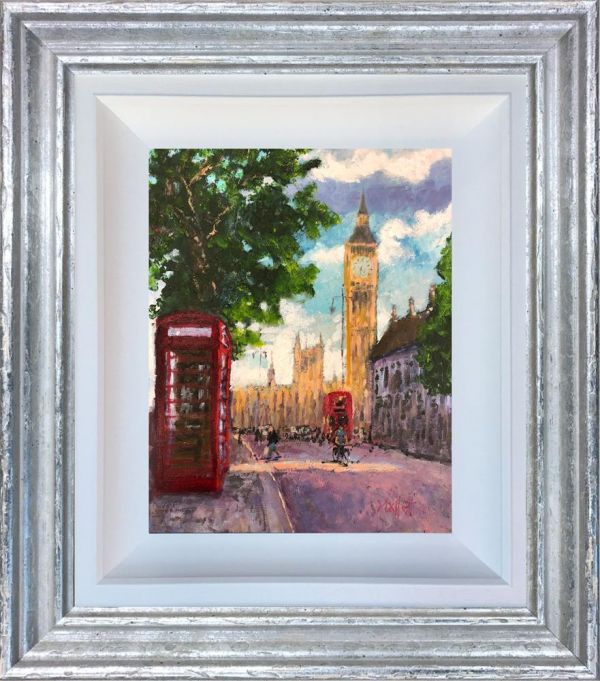 Timmy Mallett - 'Along the Embankment ' - Framed Original Art