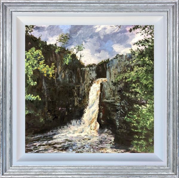 Timmy Mallett - 'Asgarth Falls' - Framed Original Art