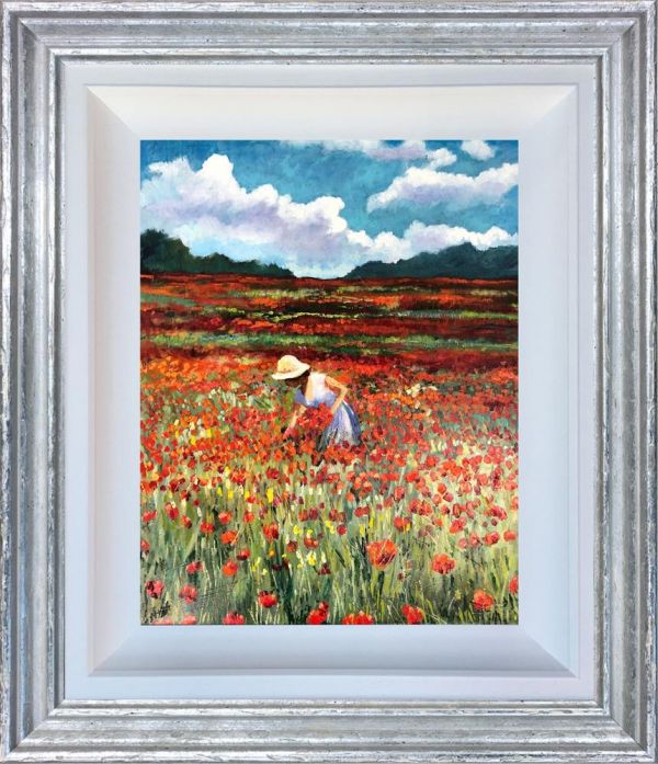 Timmy Mallett - 'Lady in Red' - Framed Original Art
