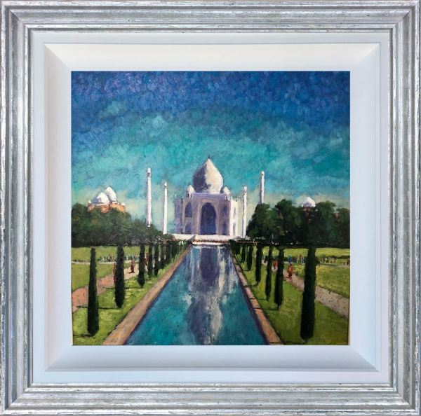 Timmy Mallett - 'Taj Mahal Reflections' - Framed Original Art