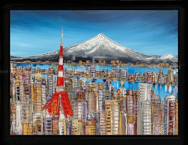 Edward Waite - 'Tokyo Memories' - Framed Original Art