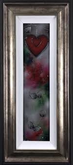 Kealey Farmer - 'Red Heart 517' - Framed Original Art