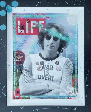 Neil Pengelly - 'War Is Over - John Lennon '- Framed Limited Edition Print