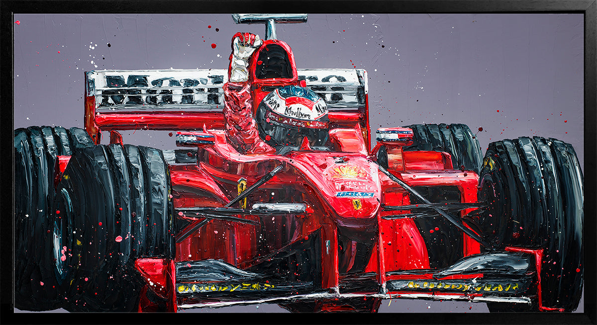 Paul Oz  - 'Cabrerizo Schumi '98' - Framed Limited Edition (Print & Canvas)