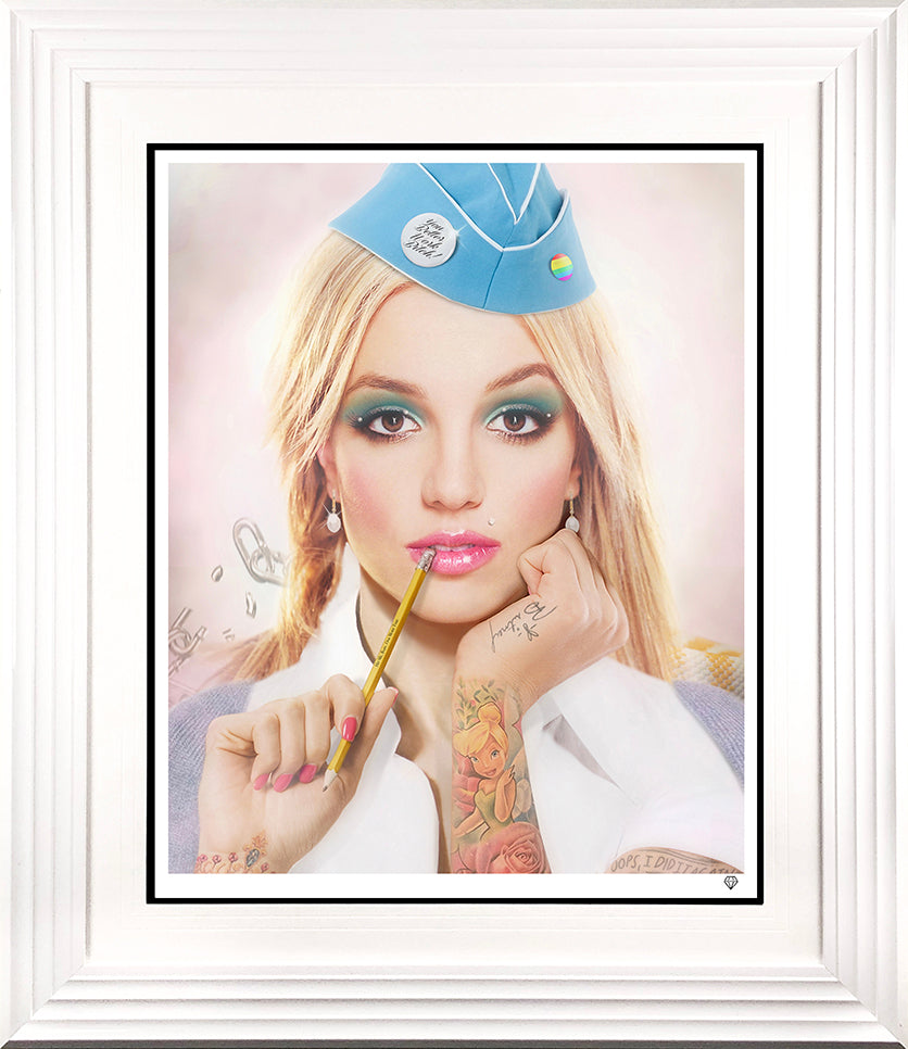 JJ Adams - 'Hit Me Baby, One More Time - Colour' (Britney Spears) - Framed Limited Edition