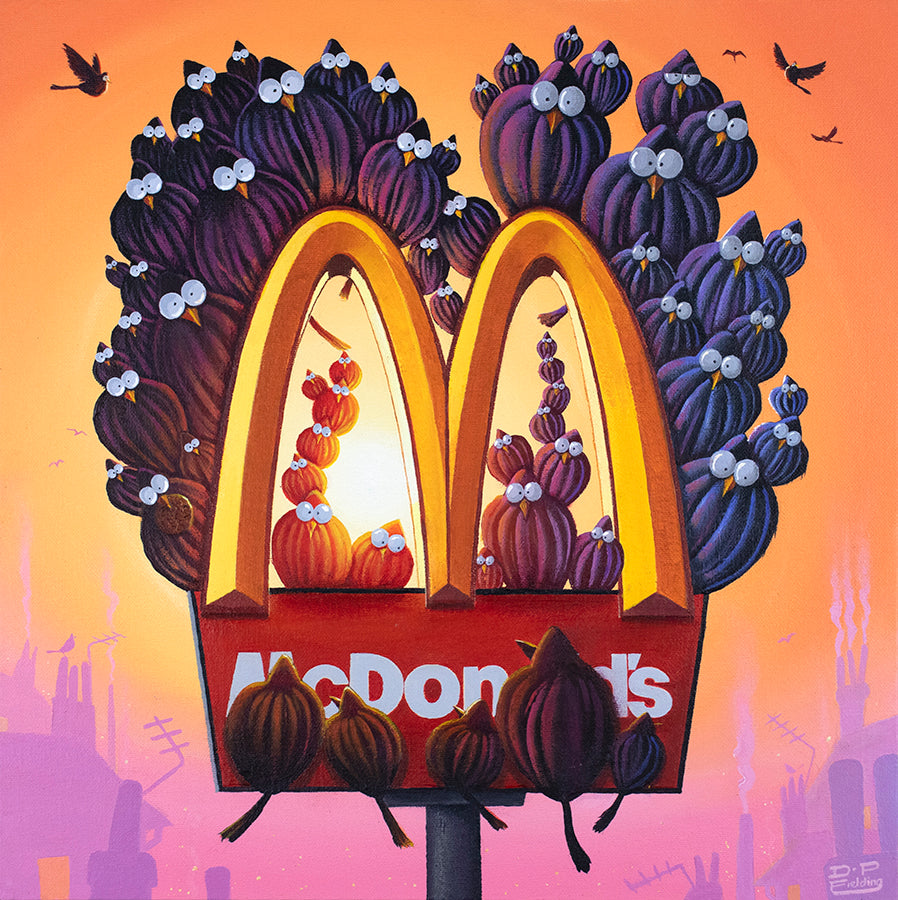 Derrick Fielding- 'M People' - Framed Original Art