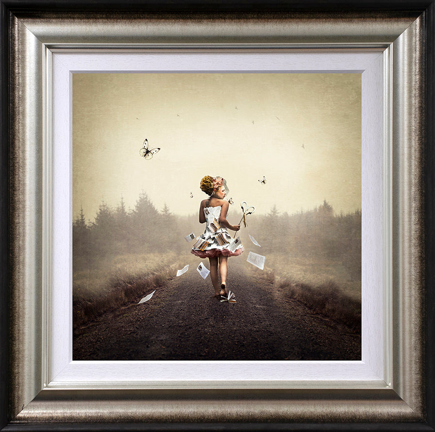 Michelle Mackie - 'Consumed In Pages' - Framed Limited Edition Art