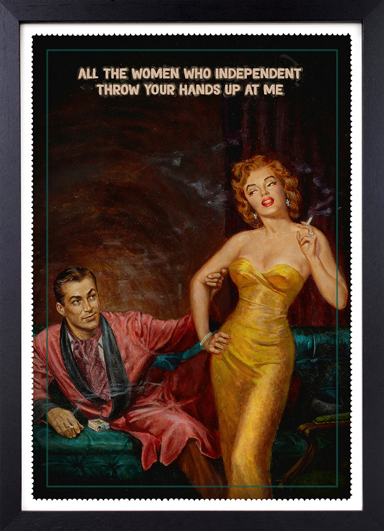 Sam Wolfe - 'Throw Your Hands Up' - Framed Limited Edition