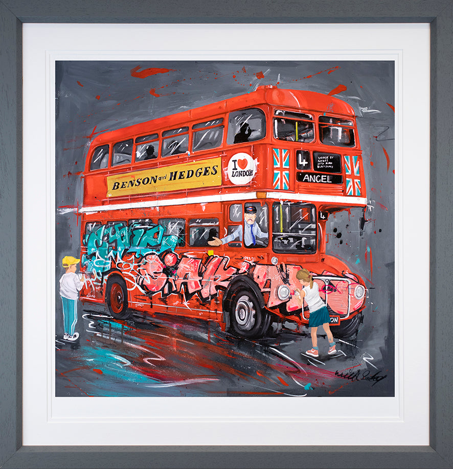 Wild Seeley - 'Route Master Flash' - Framed Limited Edition