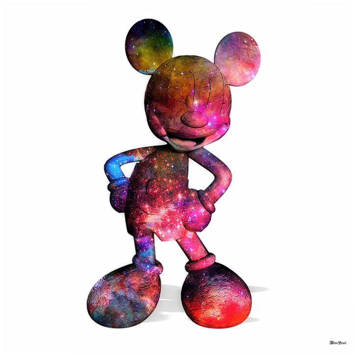 Monica Vincent - 'Nebula Mouse' - Framed Limited Edition Print