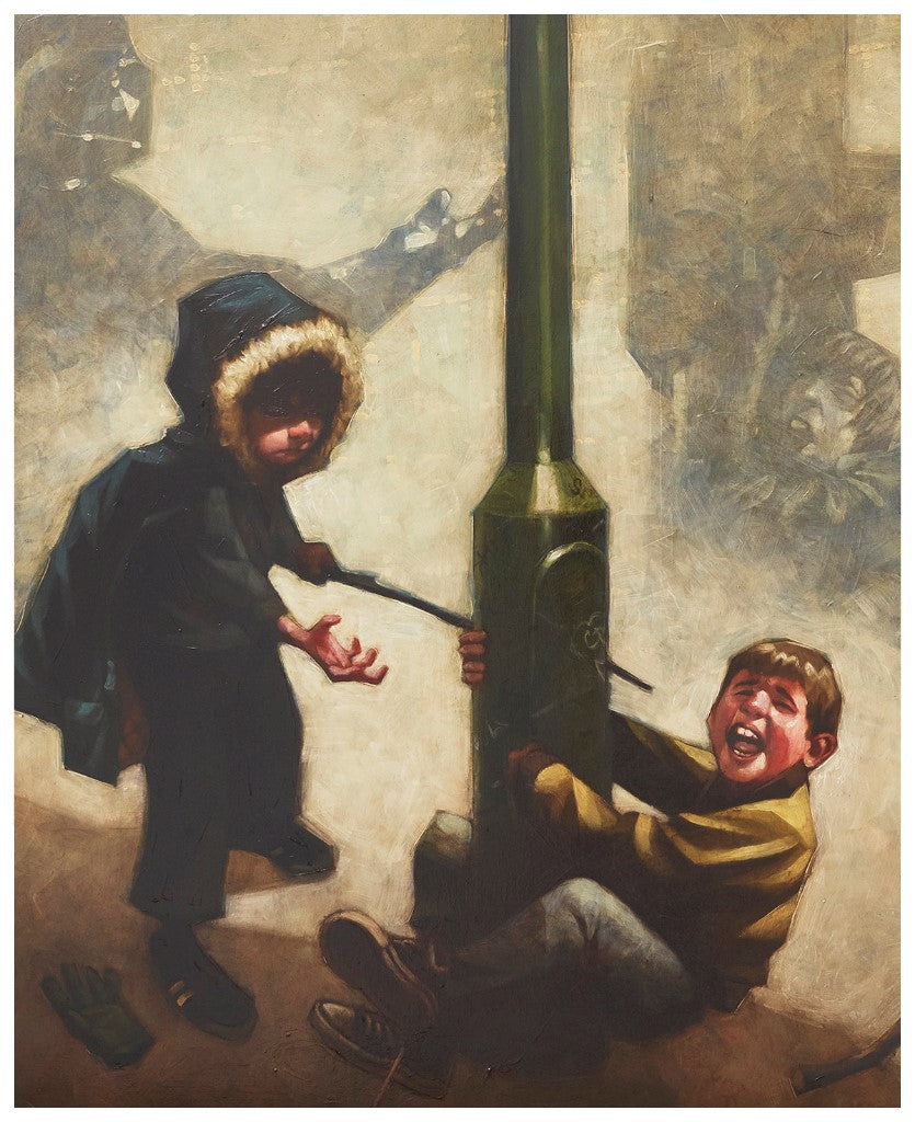 Craig Davison - 'Nooooo!!- Dark Lord & Luke Skywalker ' - Framed Limited Edition Art